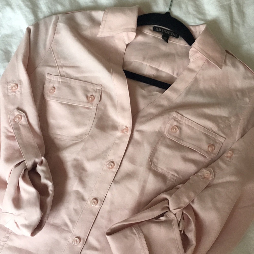 Express Button Down Work Shirt - image 1